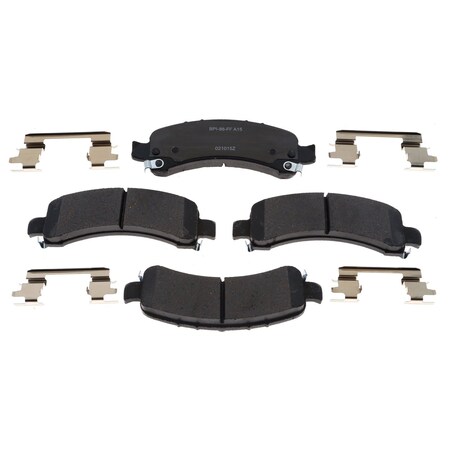 R/M Brakes BRAKE PADS OEM OE Replacement Ceramic Contains Mounting Hardware MGD974ACH